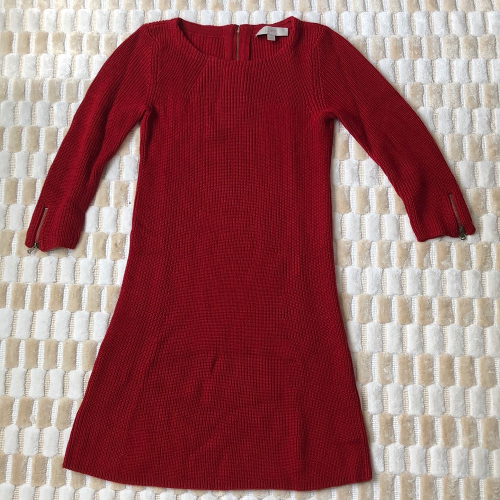 Red Loft sweater dress size XS